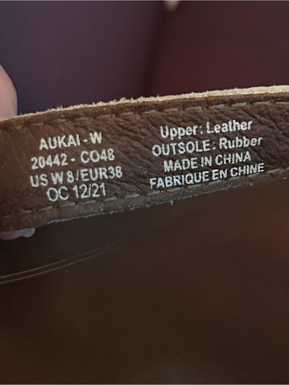Olukai Women's Brown Leather Flip Flop Sandals with Gold Straps size 8 - Picture 8 of 8